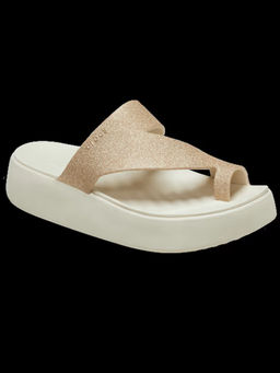 D'Shoe Lounge - Getaway Platform Glitter Toe Loop