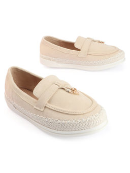 D'Shoe Lounge - Beige Premium Espadrille Loafers