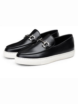 SHUTIQ - Darla Sterling Black Sneakers