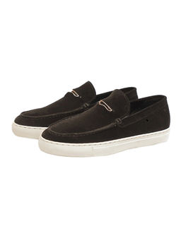 SHUTIQ - Darla Suede Black Sneakers