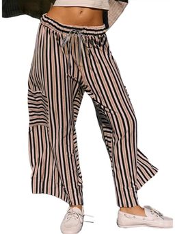 Outzidr - Multicolor Contrast Waist Band Straight Fit