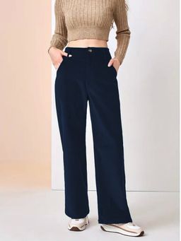 Outzidr - Blue Straight Leg Trouser