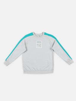 Puma - Arctic Stars Crew Boys Grey T-shirt