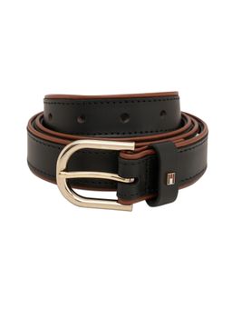 Tommy Hilfiger - Womens Leather Belt Ferna - Black