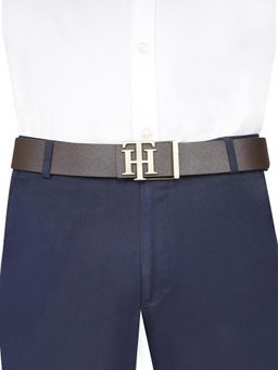Tommy Hilfiger - Mens Leather Reversible Belt Arslev - Brown & Black