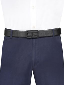 Tommy Hilfiger - Mens Leather Reversible Belt Hillaby - Black & Tan