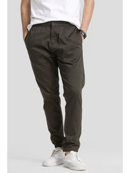 Snitch - Men Olive Solid Joggers