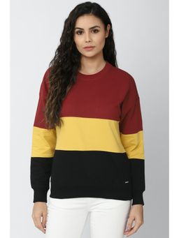 Van Heusen - Womens Colorblock Multicoloured Sweatshirt