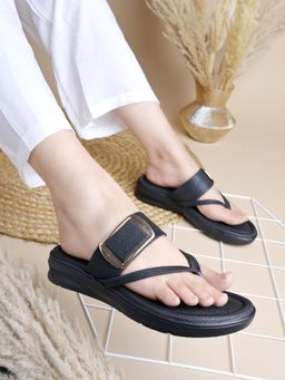 Shoetopia - Stylish Black Platform For Girls