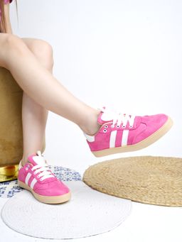 Shoetopia - Pink Smart Sneakers For Girls