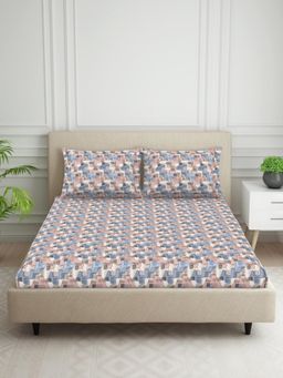 Welspun - Harmony Polycotton 120Tc Double Bedsheet with 2 Pillow Covers