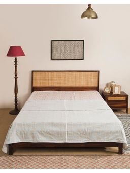 Fabindia - Mustard Nafisa Cotton Hand Block Printed Dohar