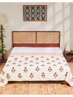 Fabindia - Red Nazm Hand Block Printed Cotton Dohar
