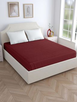 Home Ecstasy - 100% Waterproof Soft Mattress Protector - Maroon