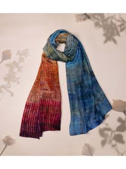 UNALLUME BY NISHA - Sunset Horizon Silk Scarf