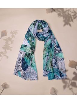 UNALLUME BY NISHA - Orchid Charm Silk Scarf