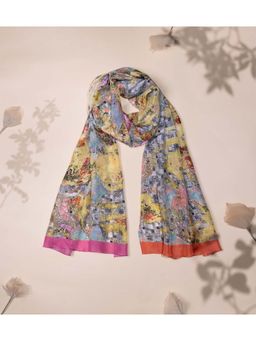 UNALLUME BY NISHA - Wildflower Whispers Silk Scarf