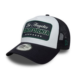 New Era - Location Patch Trucker Newera Nvywhi Cap