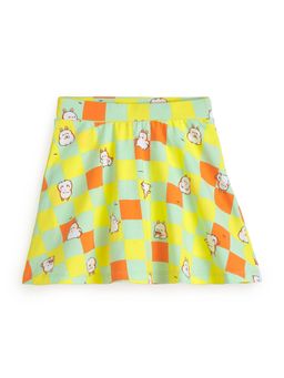 Plan B - Checkered Skater Skirt With Inbuild Shorties