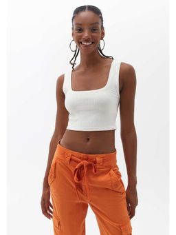 OXXO - Textured Buttercream Tank Top