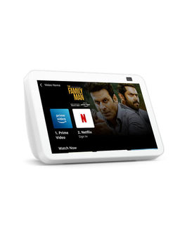 Amazon - Echo Show8 (2nd Gen,2021) Smart Speaker with 8" HD Screen,13 MP Camera with Alexa-White