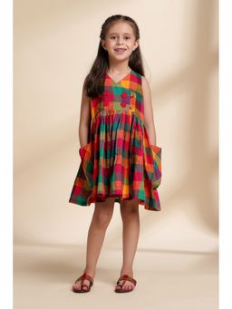 The Cotton Staple - Cactus Multi-Color Dress