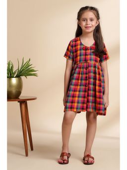 The Cotton Staple - Mist Multi-Color Dress