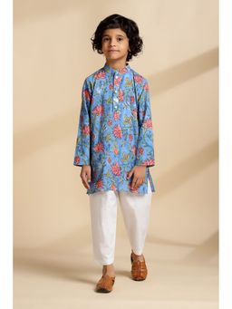 The Cotton Staple - Lapis Kurta and Pant