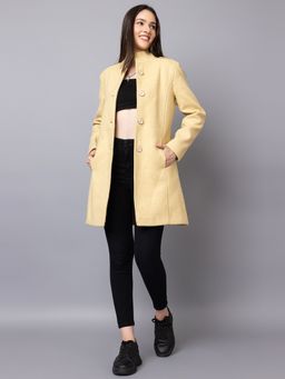 DLANXA - Women Winter Wear Stylish Coat - Gold