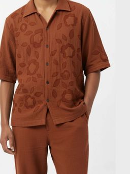 Doodlage - Florique Floral Rust Shirt
