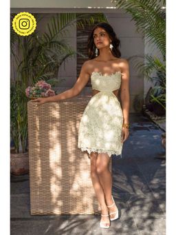 IT GIRL - Yellow Fleur Dress