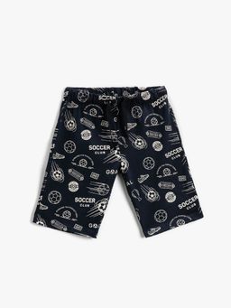 Koton - Boys Lacivert Printed Bottoms
