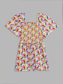 Blue Giraffe - Girls Multi Graphic Jumpsuit