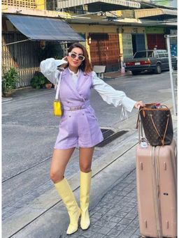 Label Deepika Nagpal - Niki Mehra In Ariana Playsuit