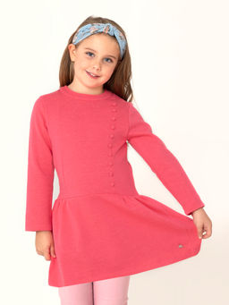 CHERRY CRUMBLE BY NITT HYMAN - Pink Slinky Knit Dress