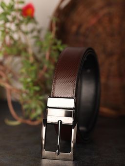 ZEVORA - Men Reversible Belt-Brown