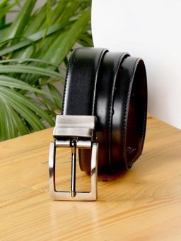 ZEVORA - Men Reversible Belt-Black
