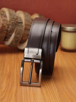 ZEVORA - Men Reversible Belt-Brown