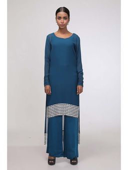 CHHAYA MEHROTRA - Teal Kurta with Pant