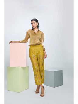 Nirmooha - Organza Shirt and with Pants and Slip