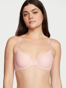 Victoria's Secret - The T-Shirt Lightly Lined Smooth Micro-Rib Demi Bra Pink