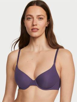 Victoria's Secret - The T-Shirt Lightly Lined Smooth Micro-Rib Demi Bra Purple