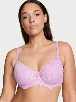Victoria's Secret - Body By Victoria Lightly Lined Lace-Cup Demi Bra Purple