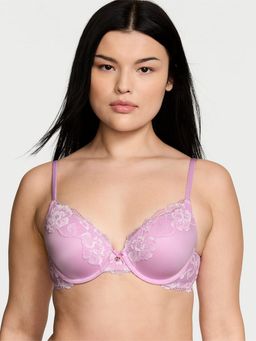 Victoria's Secret - Body By Victoria Perfect Shape Push-Up Lace-Trim Bra Lavender