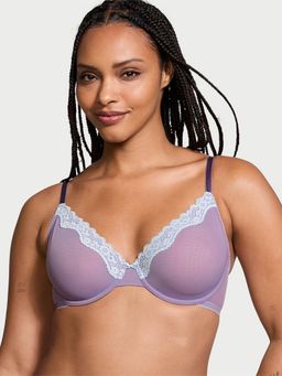 Victoria's Secret - Tease Unlined Demi Bra Purple