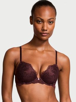 Victoria's Secret - Dream Angels Lace Push-Up Bra Brown