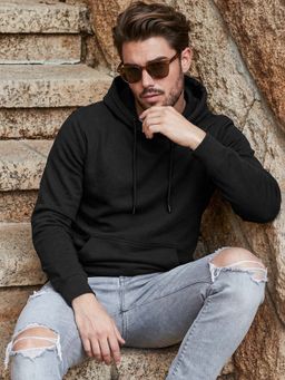 Bewakoof - Men's Black Hoodies