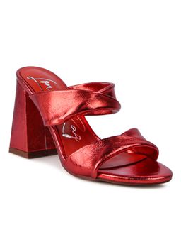 London Rag - Solid Red Heels