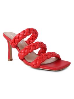 London Rag - Woven Red Heels