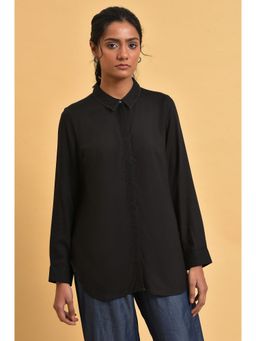 W - Black Solid Top